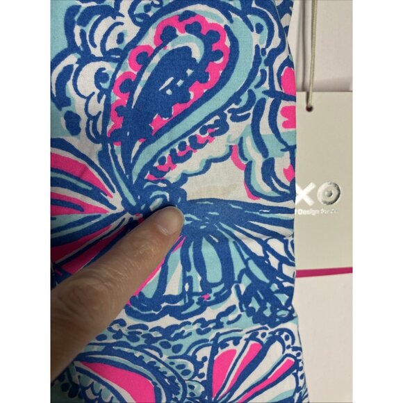 Lilly Pulitzer x Target Blue Shift Dress Women's Size 4 New FLAWED READ - Picture 6 of 12